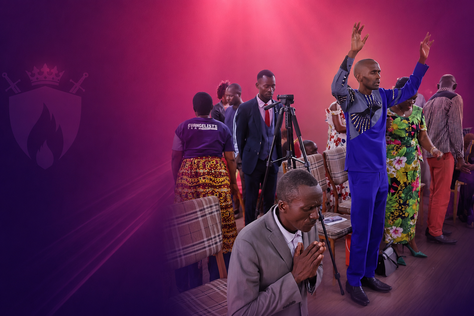 Prayer ministry worship gathering