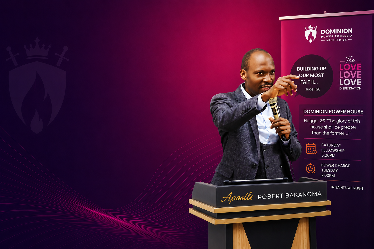 Apostle Robert Bakanoma - Dominion Power Ecclesia Leadership